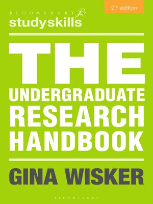 cover image of The Undergraduate Research Handbook